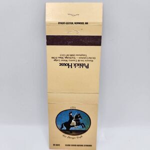 Vintage Matchbook Publick House Sturbridge Massachusetts